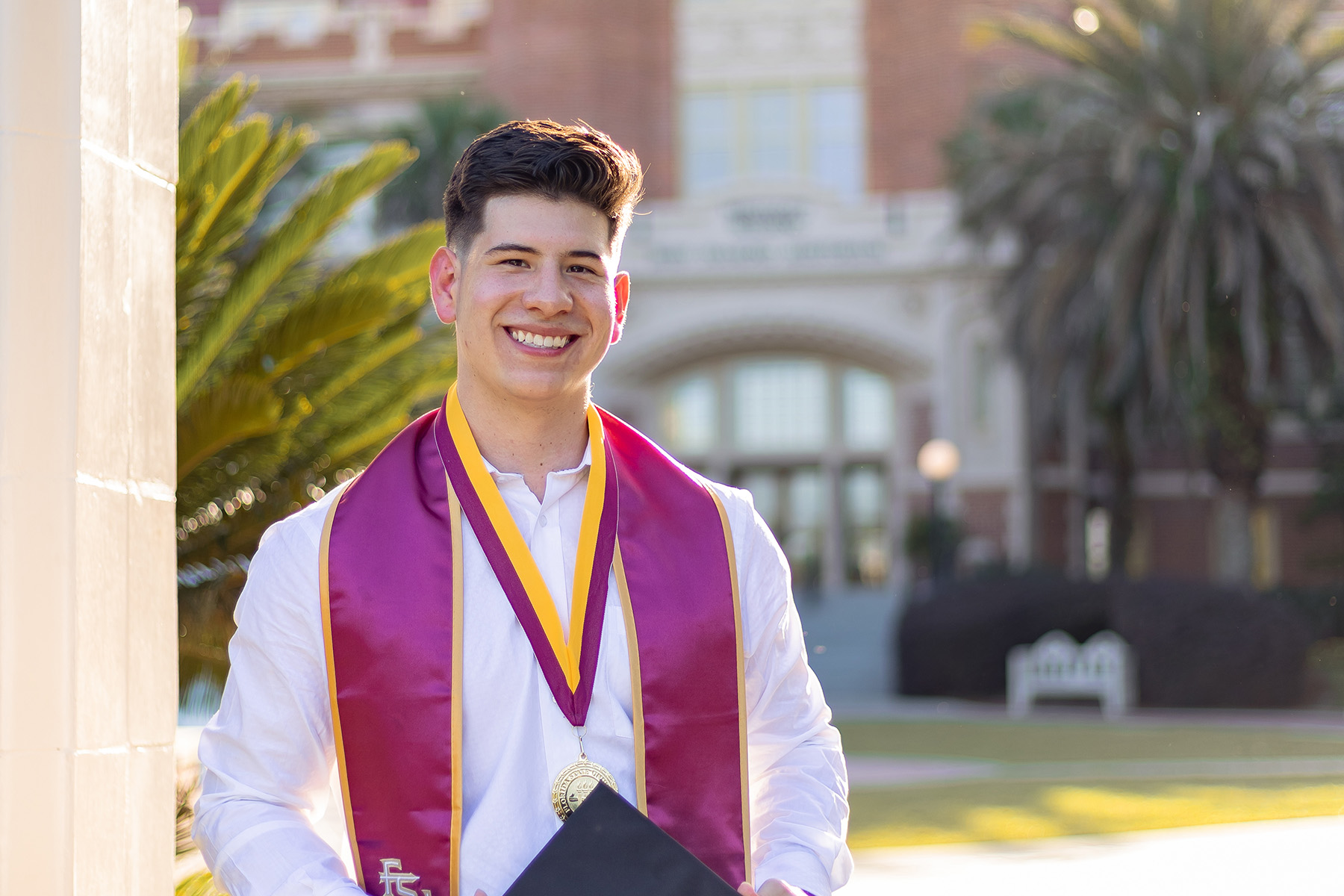 Recent FSU graduate and aspiring physician Daniel Zuniga recognized as